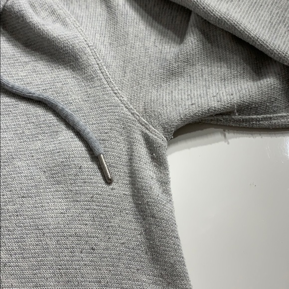 Calvin Klein Performance Burn Out Zip Up Hoodie Sweatshirt small grey - Picture 7 of 8